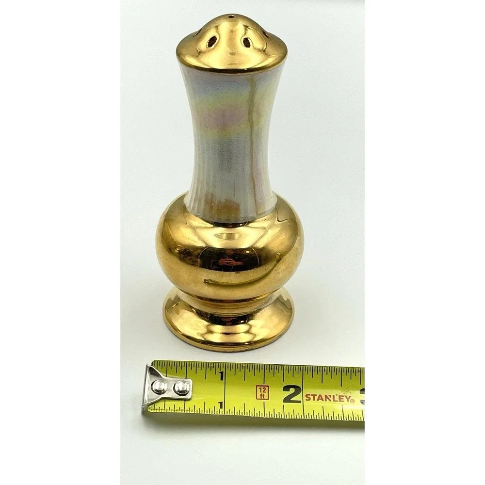 Vintage 1950s Lefton Lusterware Gold Salt And‎ Pepper Shaker Single Replacement